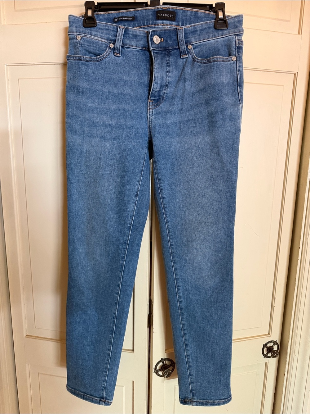Talbots Medium Blue Straight-Leg Jeans